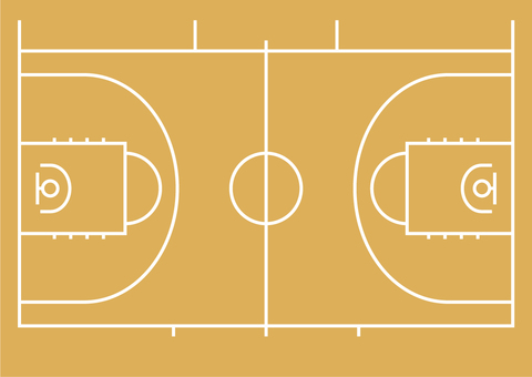 バスケのキホン コート ラインの名前 応用編 Fc Active 久喜市エンジョイバスケサークル